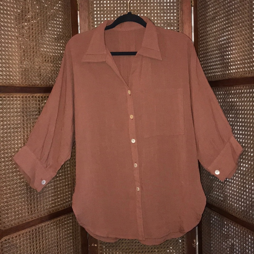 NWOT! 100% Linen Fridaze 2-Piece Set